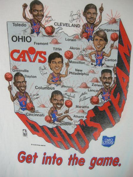eBay Item of the Day: Vintage Cavs Caricature T-Shirt | '64 and Counting:  Scene's Sports Blog